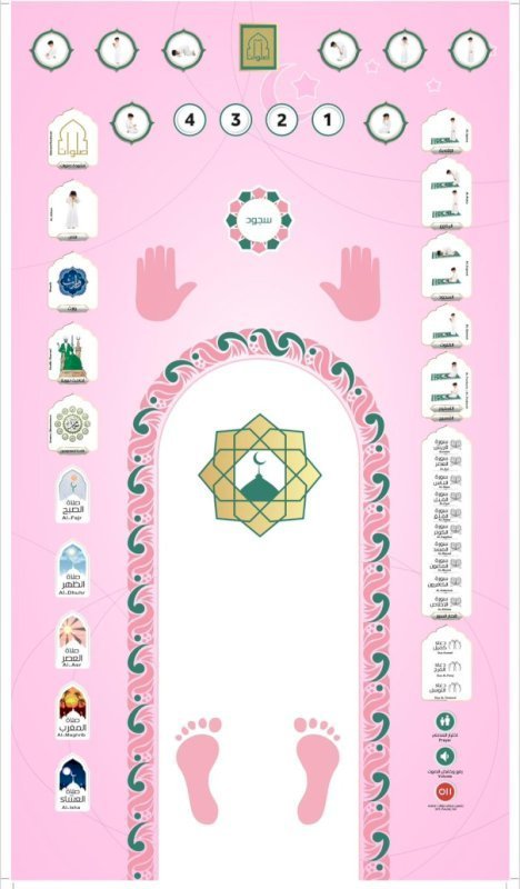 سجادة صلوات المطورة (بصوتين) شكل رقم 4