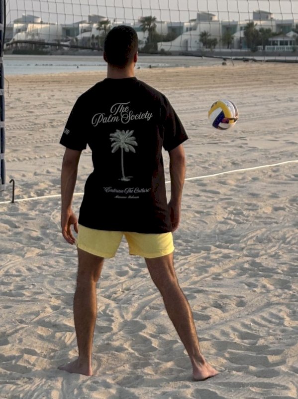 The palm society - palm tree - Black