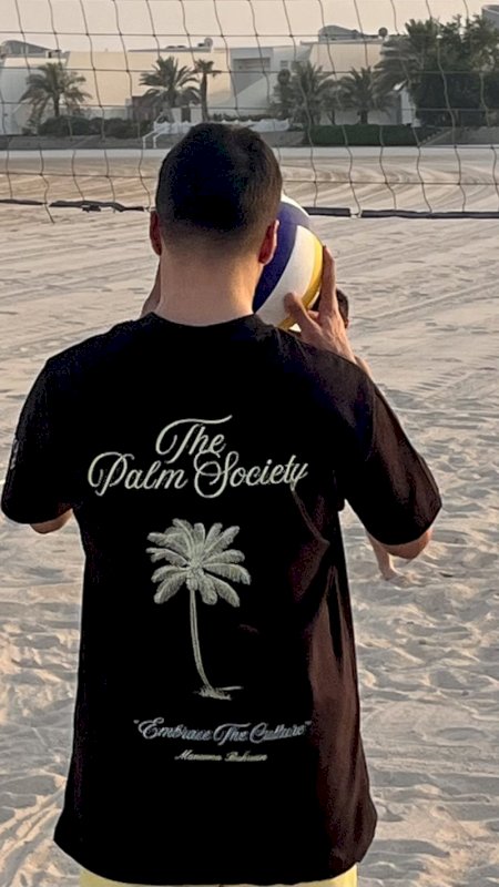 The palm society - palm tree - Black