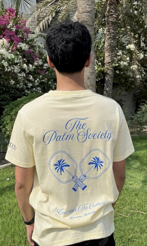 The palm society - racket - Butter yellow