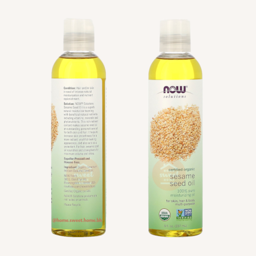 NOW Foods, Solutions, Sesame Seed Oil, Certified Organic