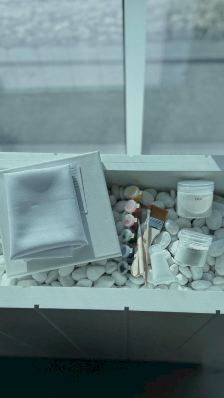 Fabric art kit set