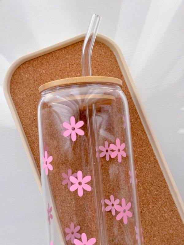 Flower mug (pink)