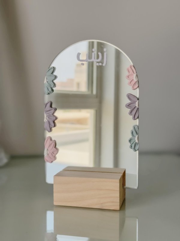 Floral Mirror (6 flowers)