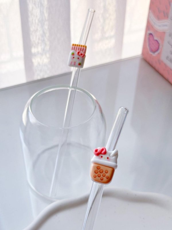 Glass Straw (cute)