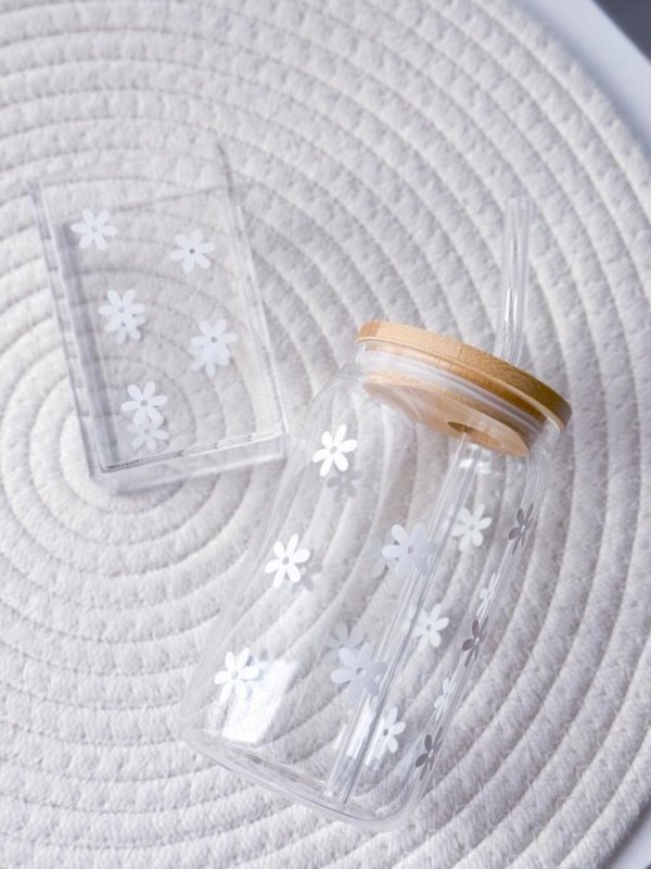 Flower mug (white)