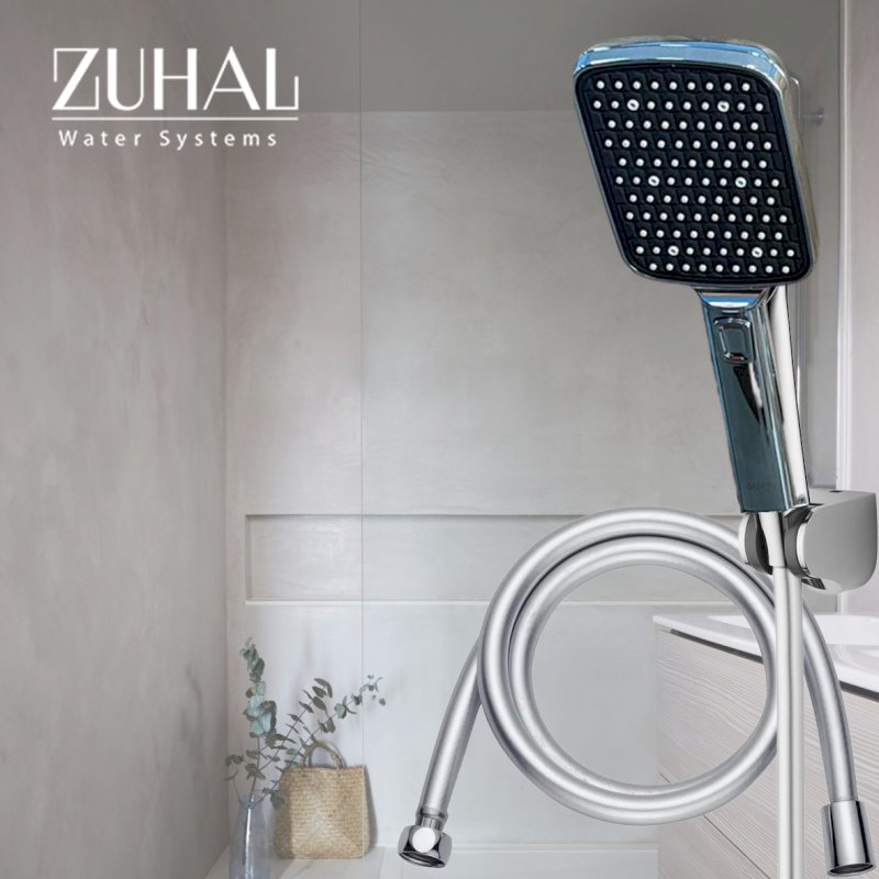 Shower Head – Black Square