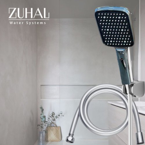 Shower Head – Black Square