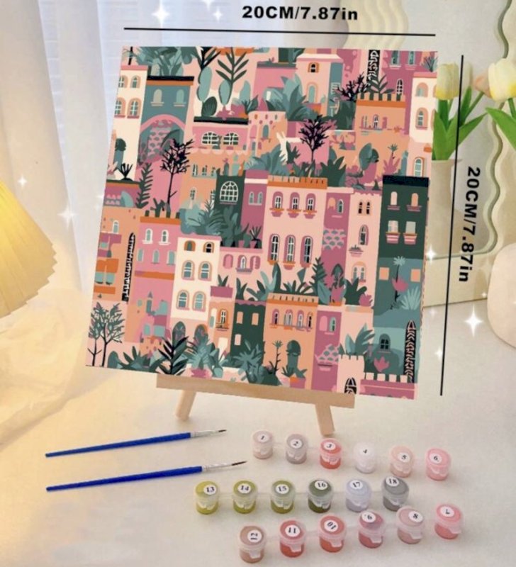 Painting by numbers with Frame