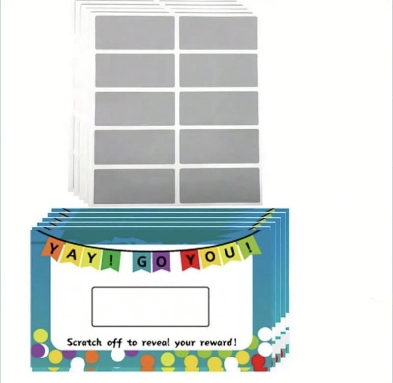 Scratch and win - 10 pcs