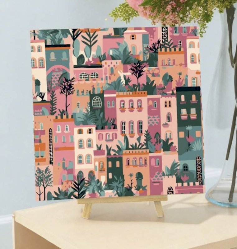 Painting by numbers with Frame