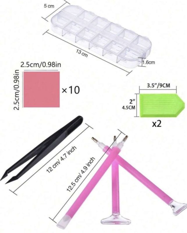 Diamond painting tools 20 pcs
