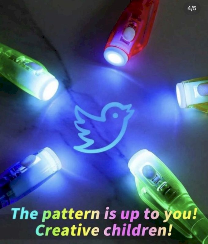 Glowing magic pen