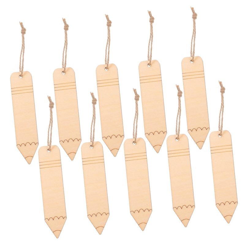 DIY wooden bookmarks