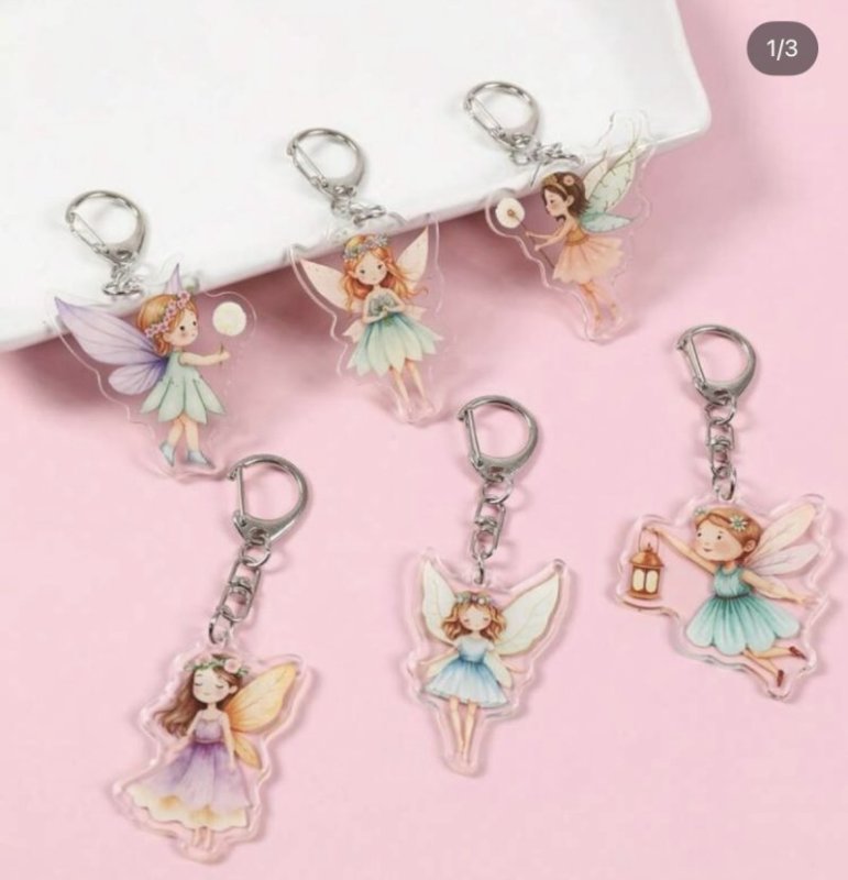Keychains 6 Pcs