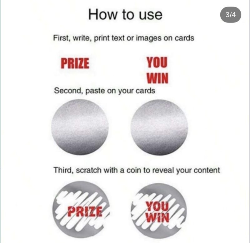 Scratch & Win 300 Pcs