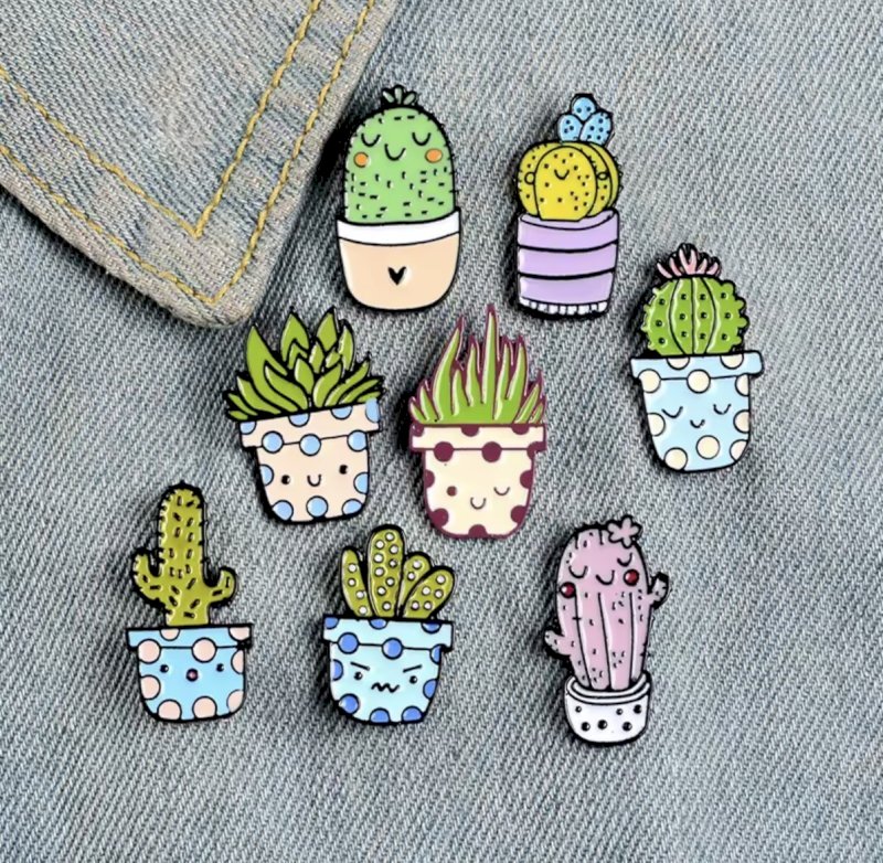 Cactus pins
