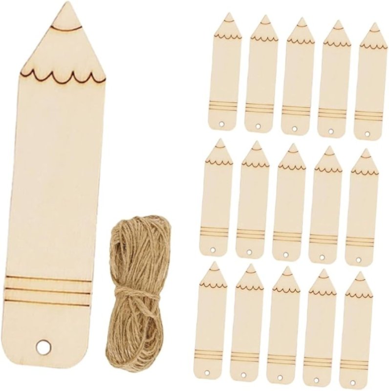 DIY wooden bookmarks