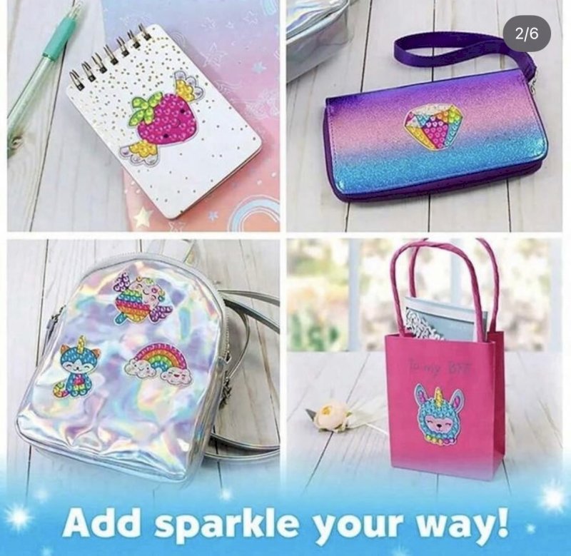 Diamond painting stickers