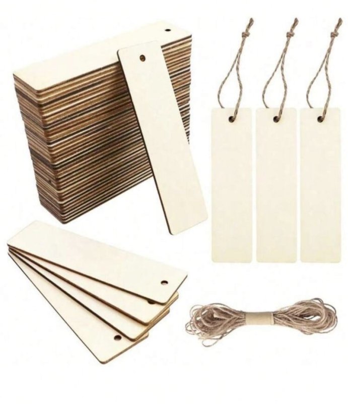 Wooden bookmarks - 5 pieces