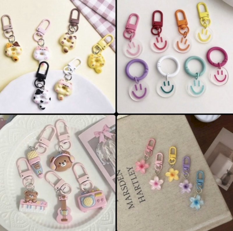 10 Pcs random keychains