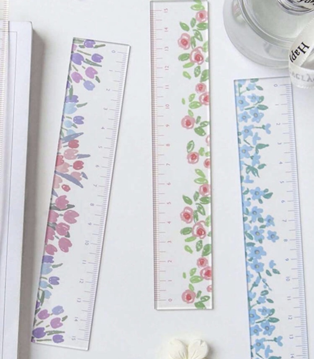 Floral ruler