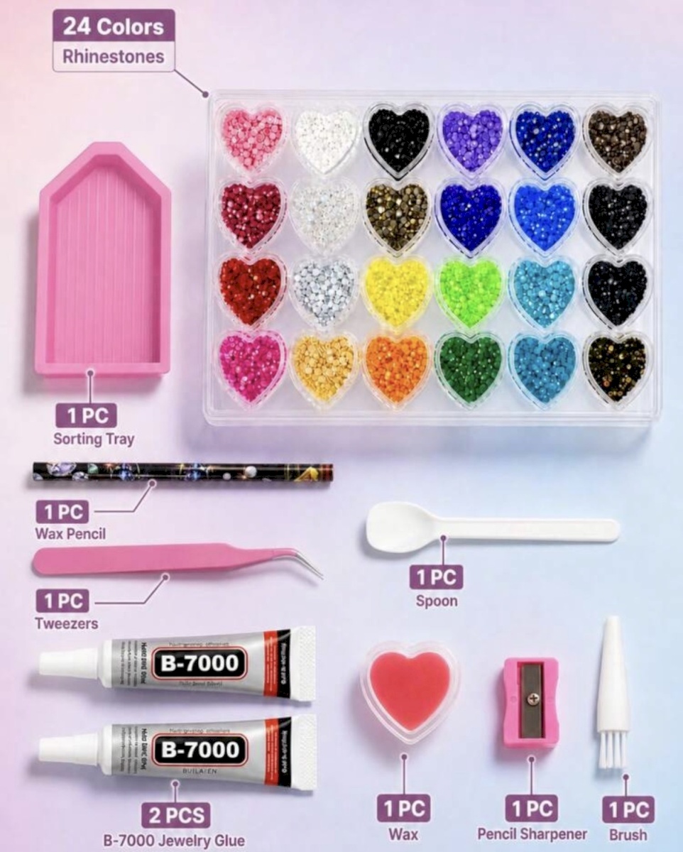 Diamond painting set