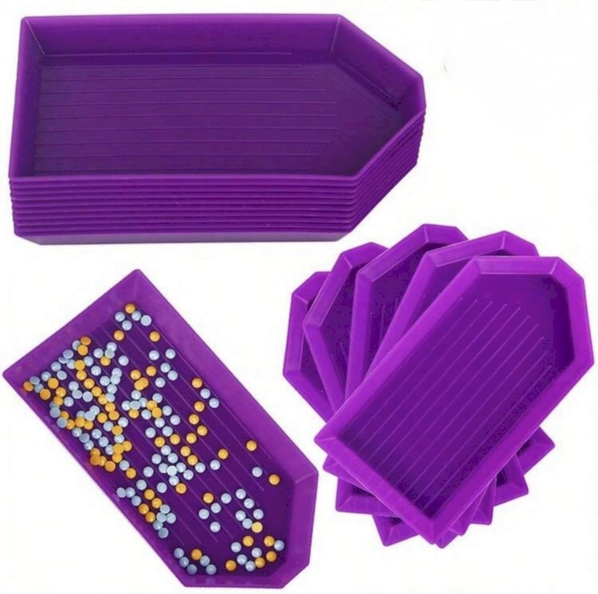 Beads sorting tray