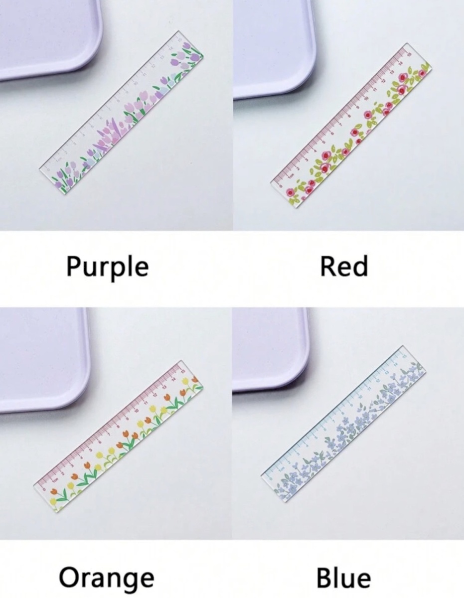 Floral ruler