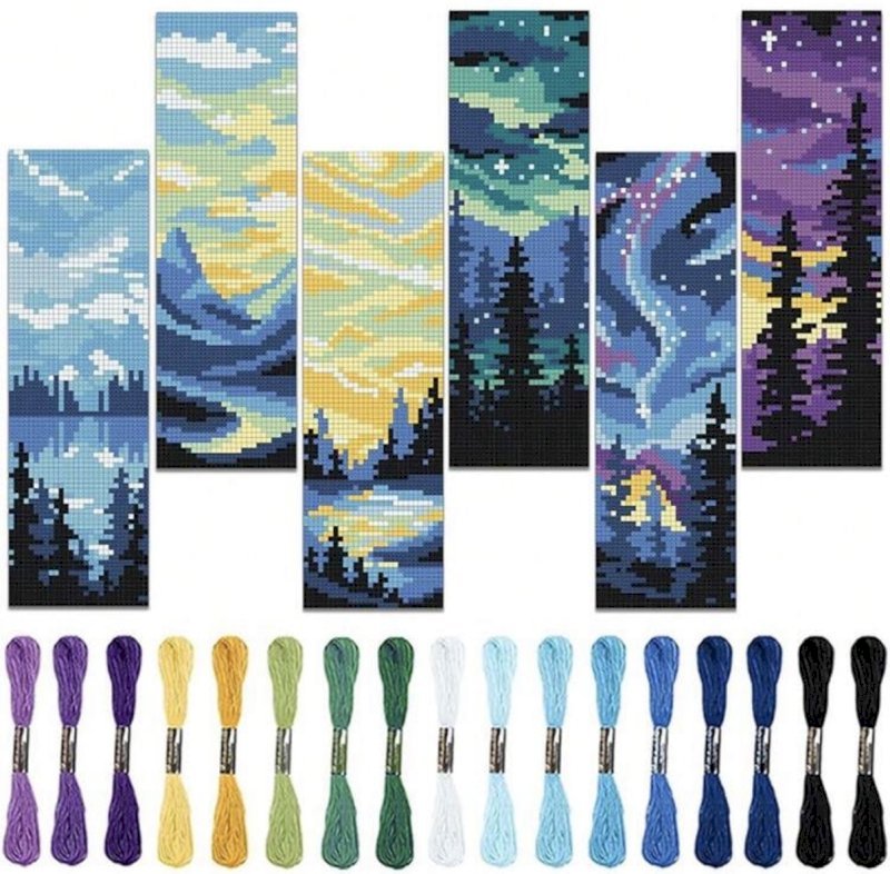 Cross stitch bookmarks