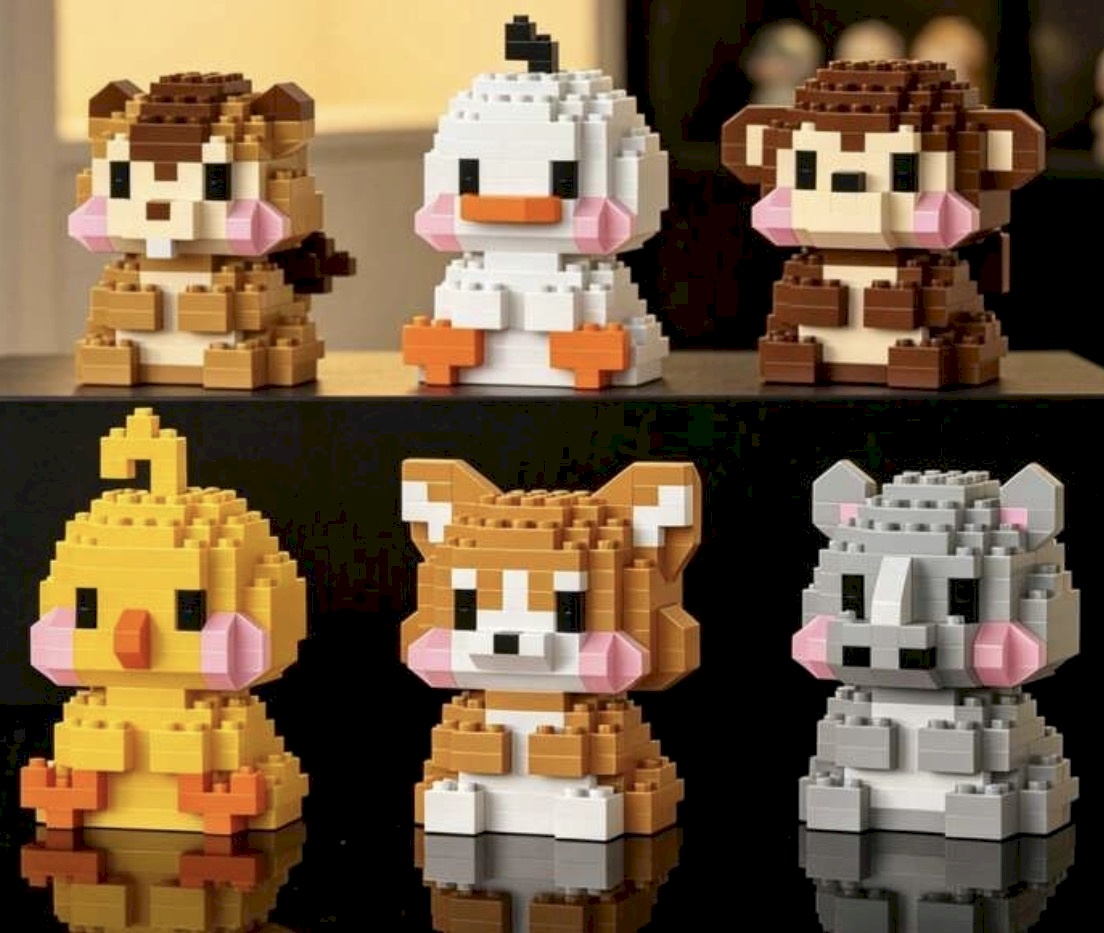 Lego building cubes