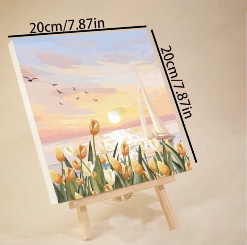 Painting by numbers with Frame