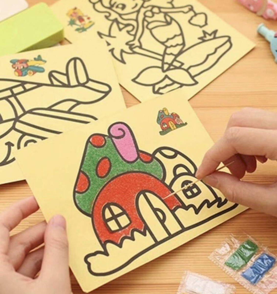 Sand painting 10 Pcs