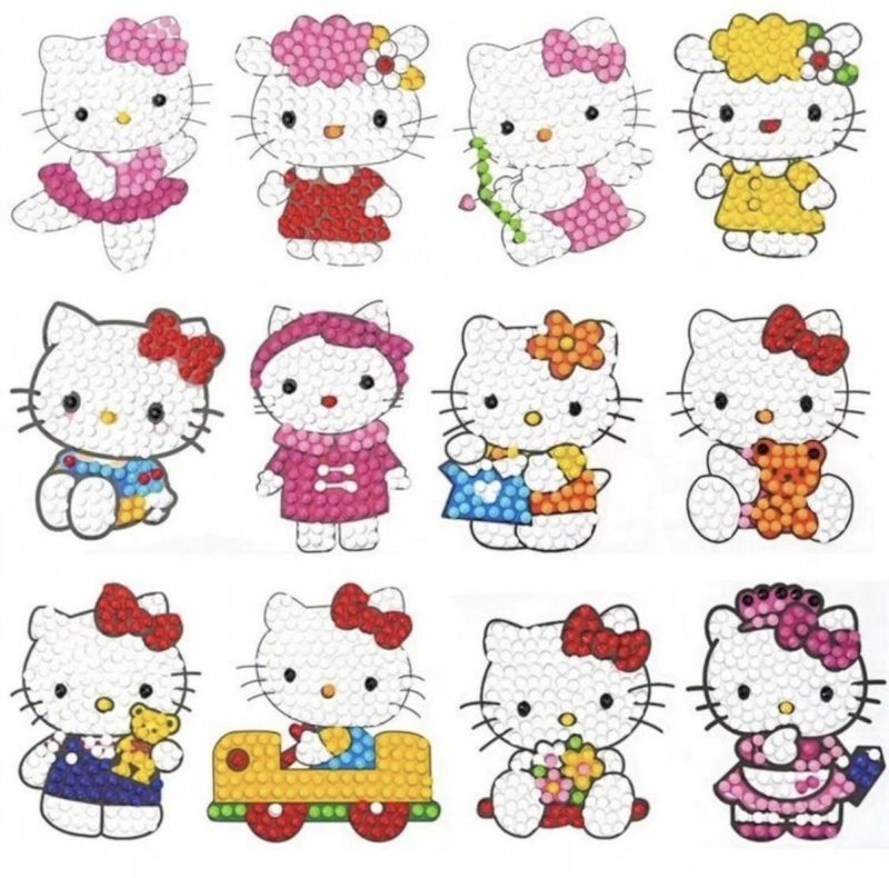Diamond painting stickers