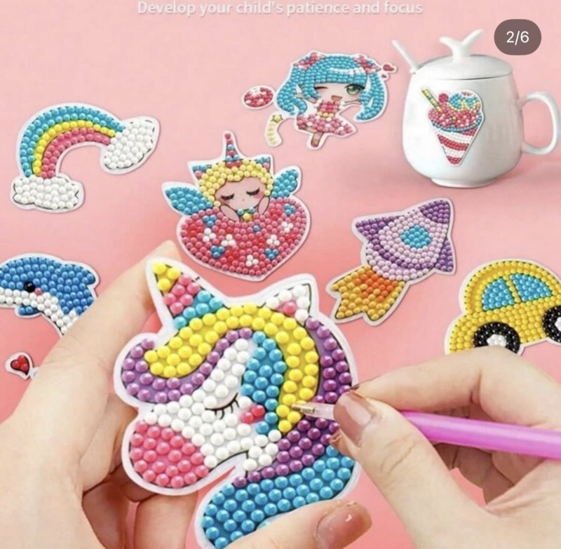 Diamond painting stickers