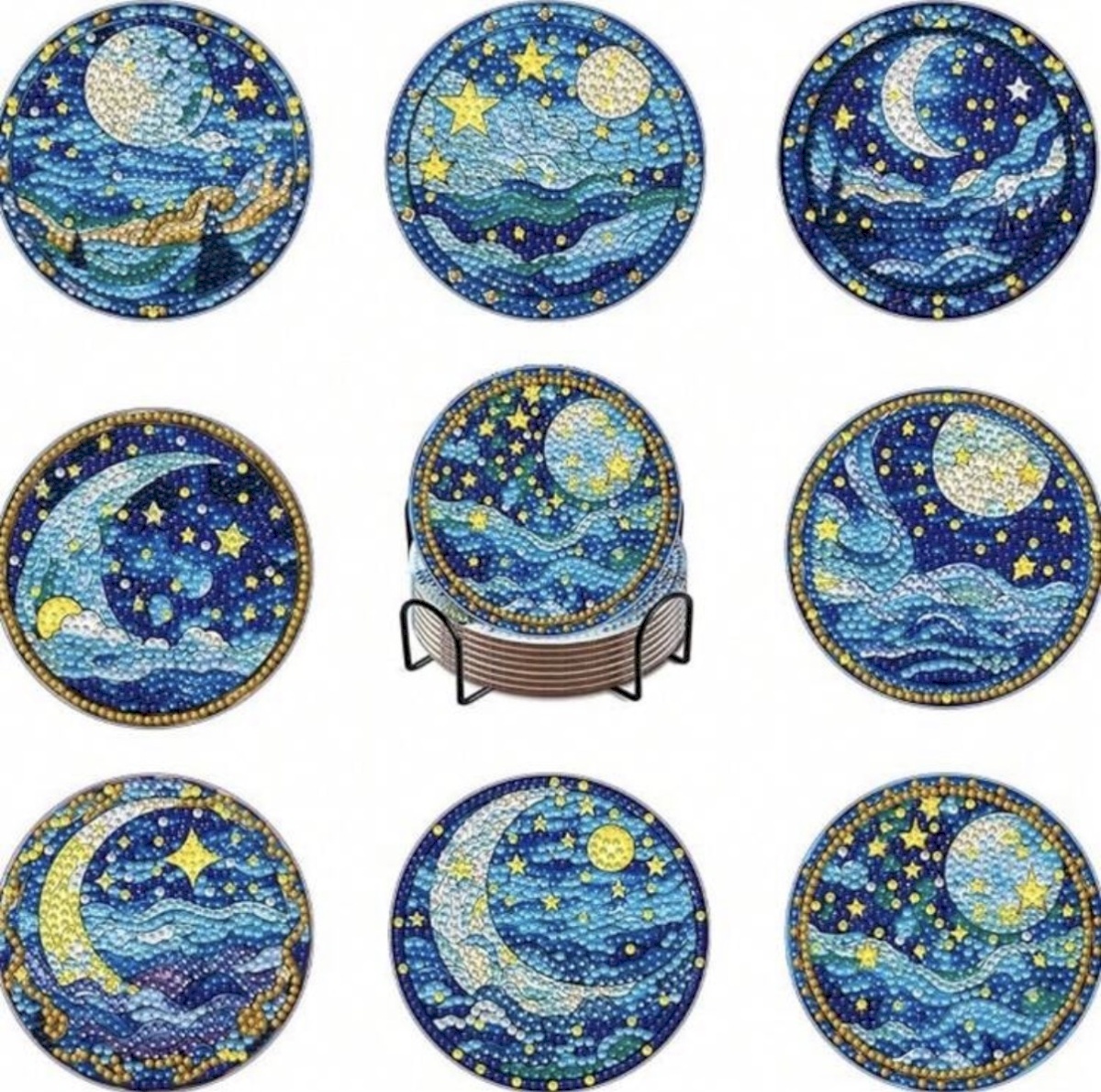 Diamond painting coasters