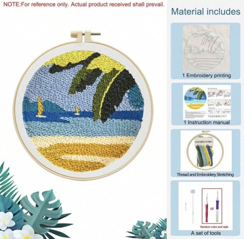 Poke embroidery