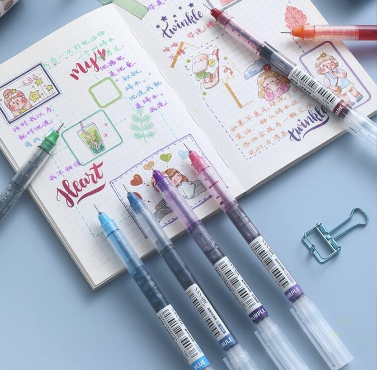 10 pens set