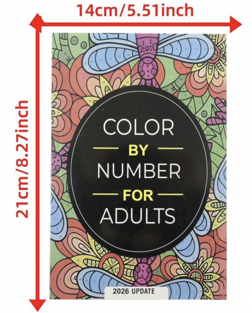 Paint by number book