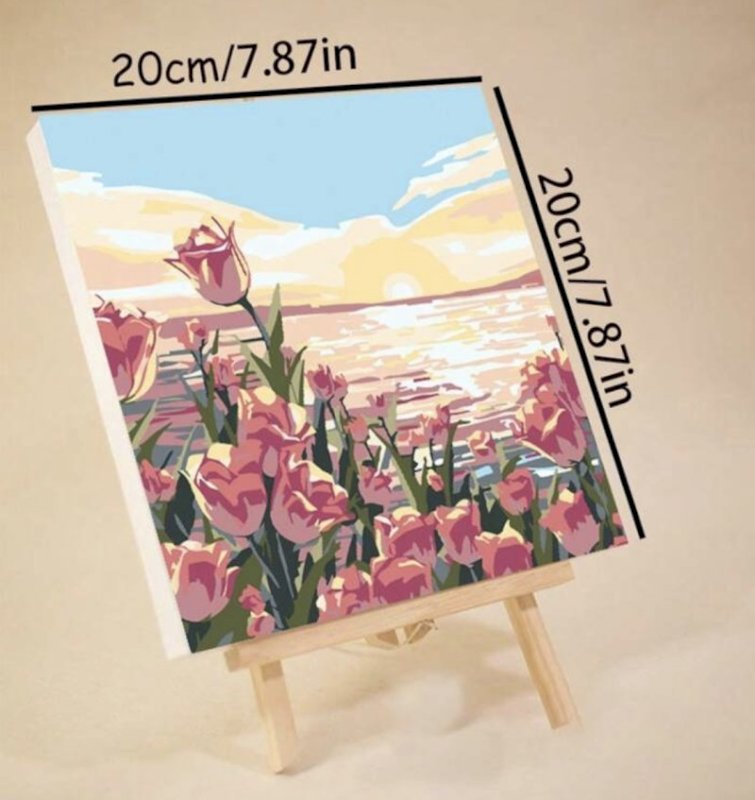 Painting by numbers with Frame