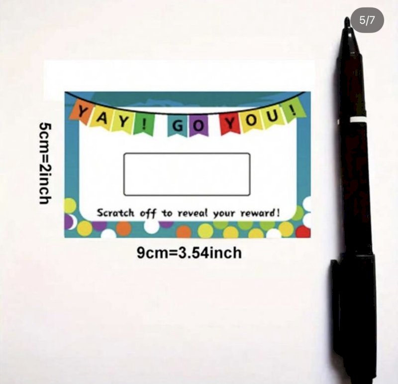 Scratch and win - 10 pcs