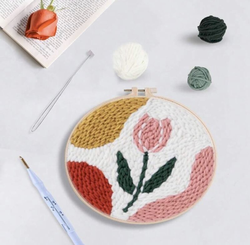 Poke embroidery