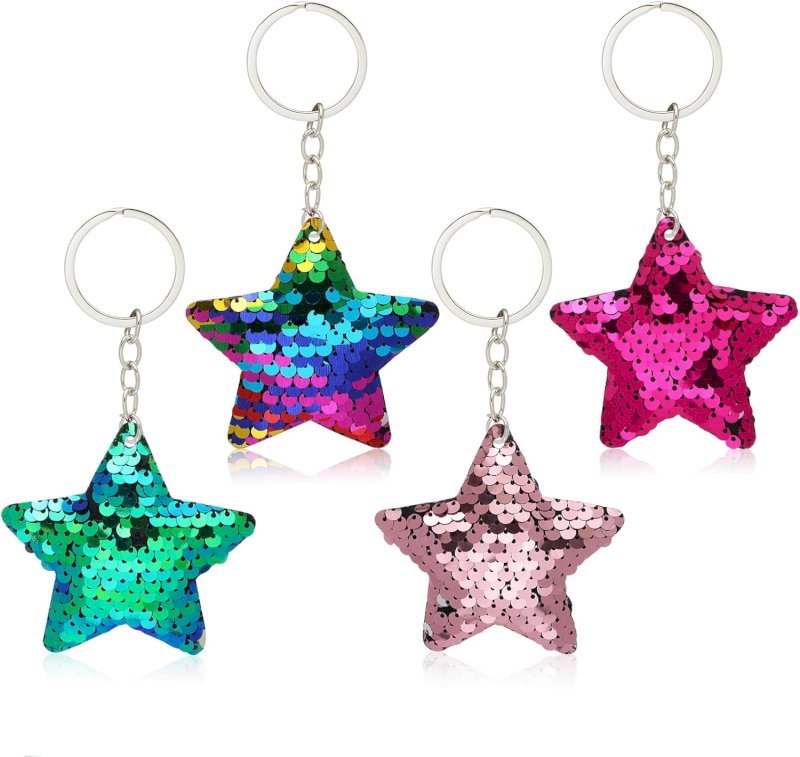Stars keychains 5 Pcs