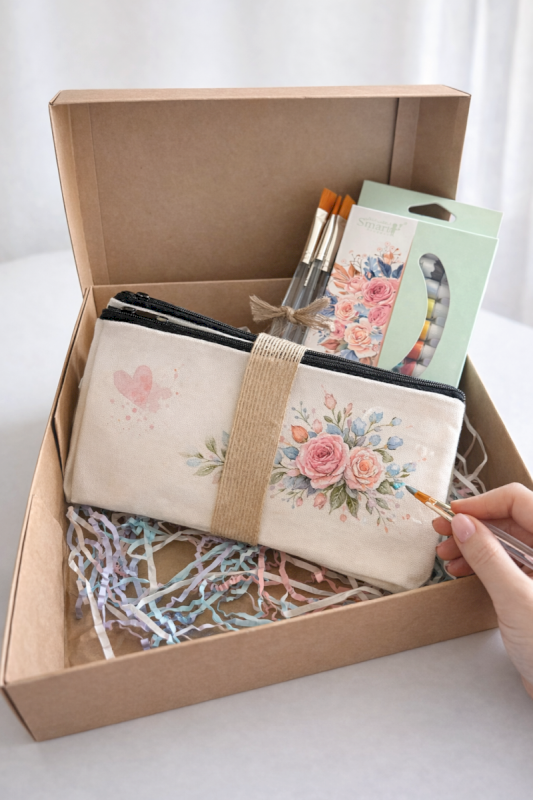 Pencil case coloring set