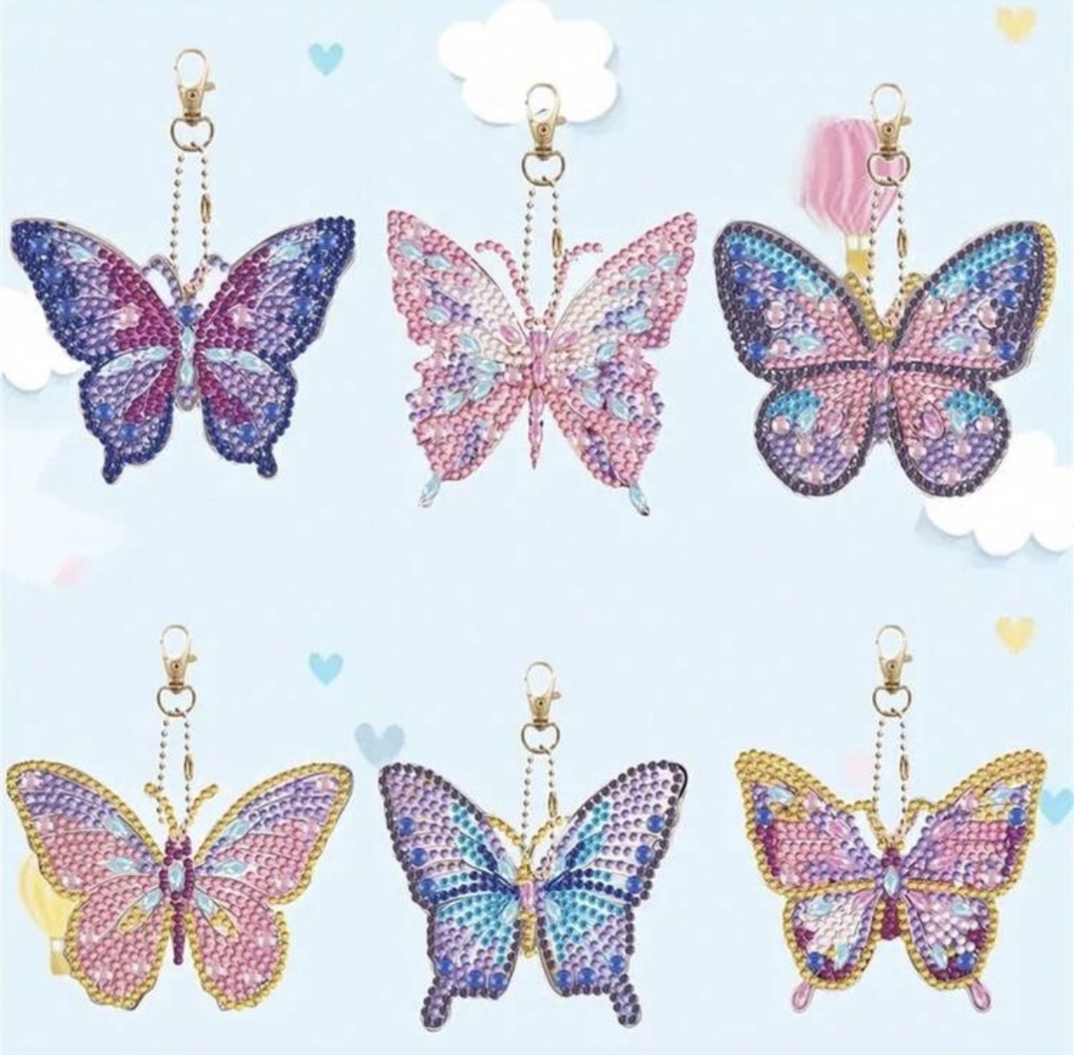 Rhinestone 6 Pcs