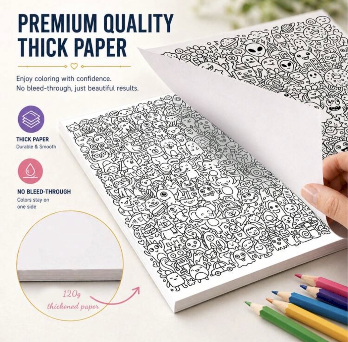 Line art book