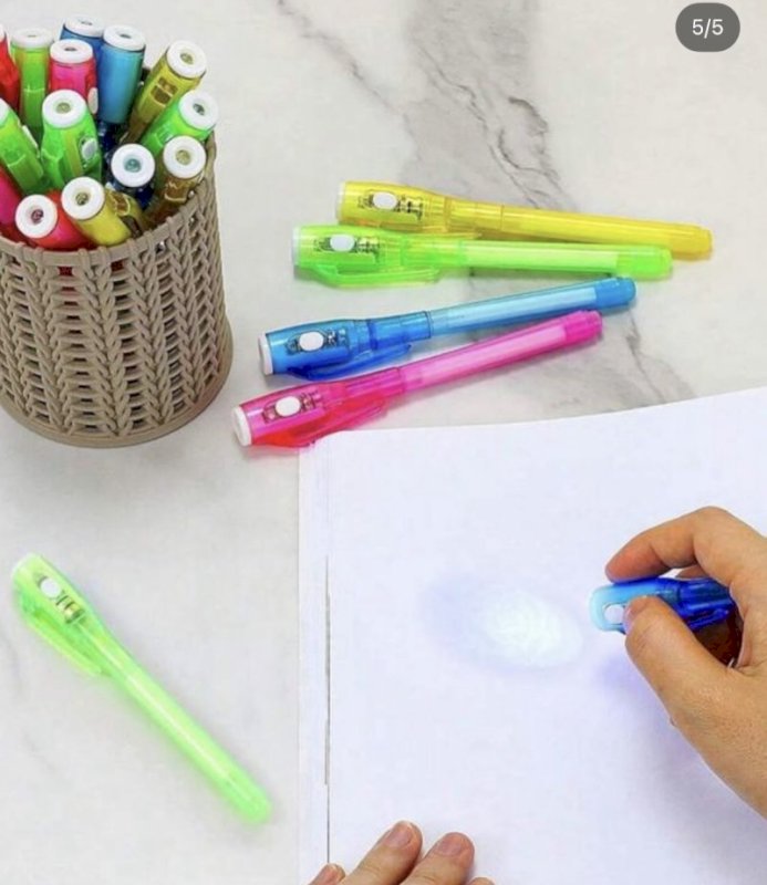 Glowing magic pen