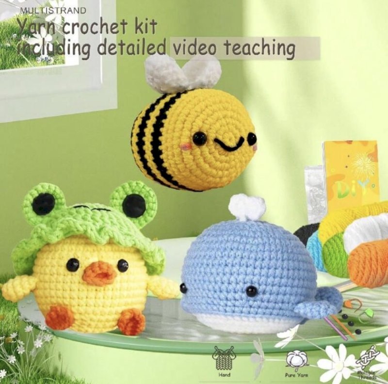 Crochet set 3 Pcs