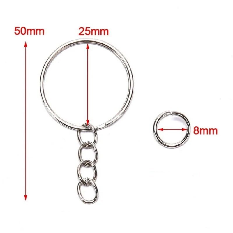 Keychain ring 10 Pcs