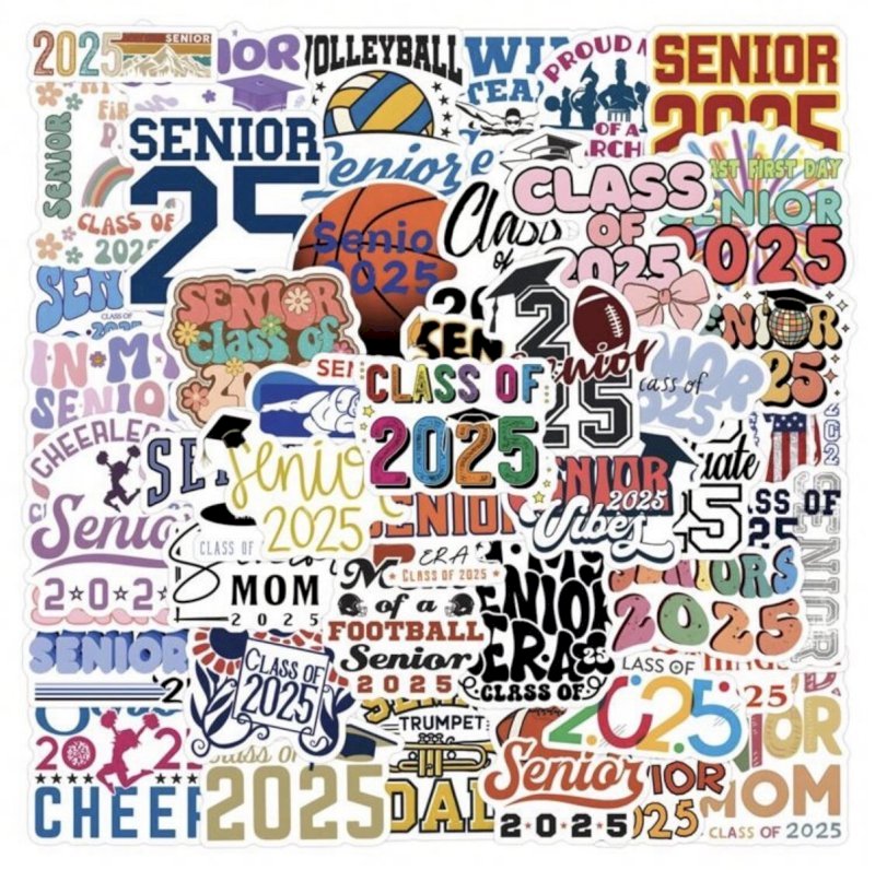 Seniors stickers